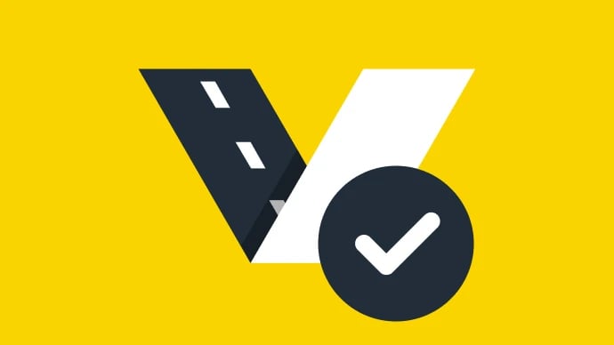 icon of the vialytics to do app on a yellow background