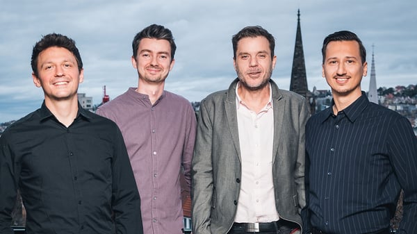 Patrick Glaser, Achim Hoth, Andy Kozma and Danilo Jovicic-Albrecht, Managing Directors of vialytics