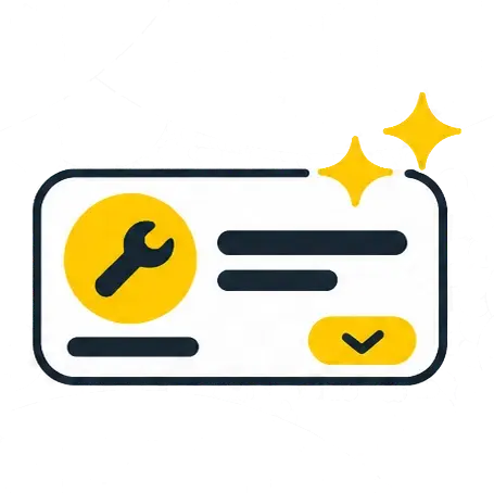 Illustration of a work order popup
